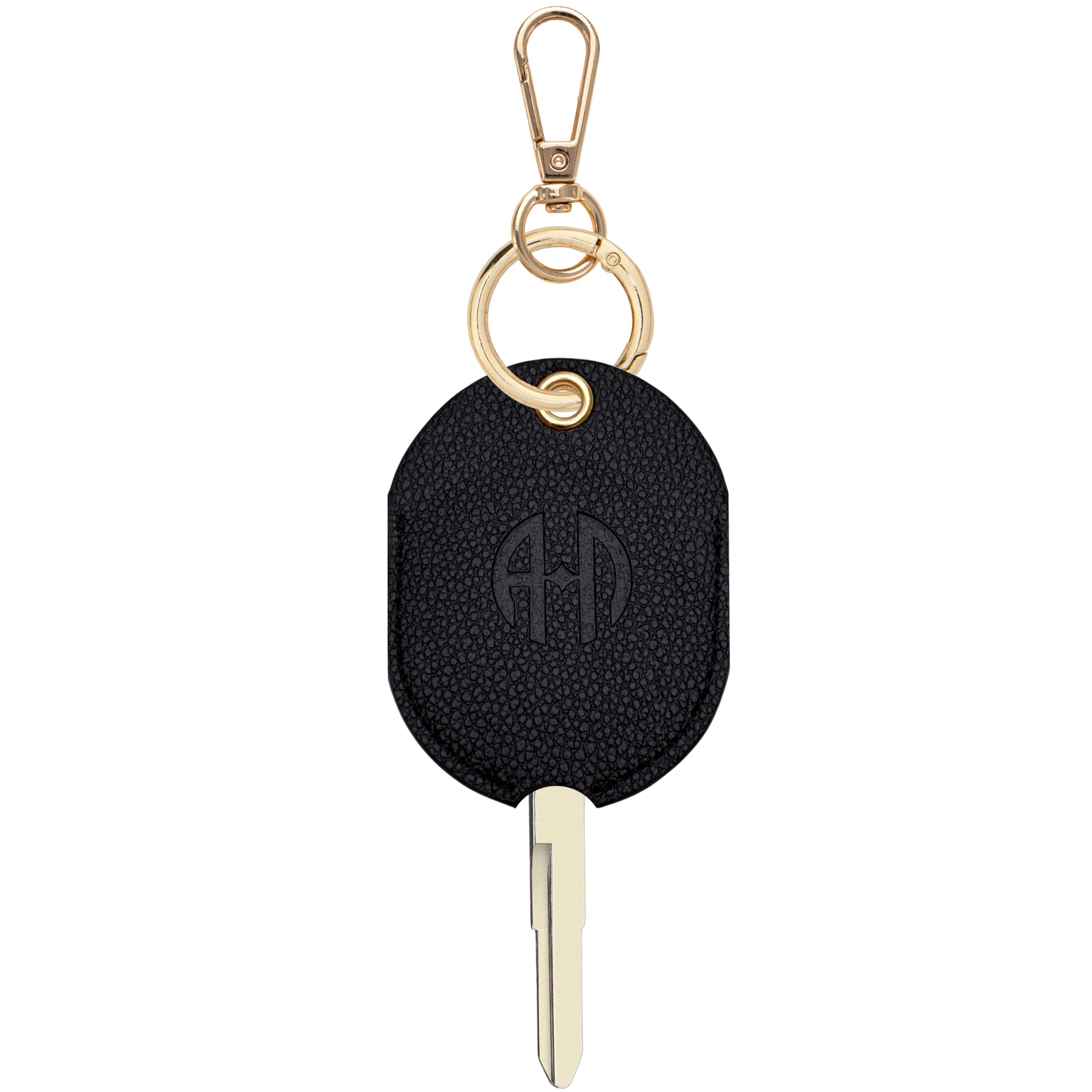 ANHBKAR Leather Keys Sleeve for Broken Car Key Loop Replacement - Cute Keychain Cover - Protector, Holder for Men & Women (XLarg