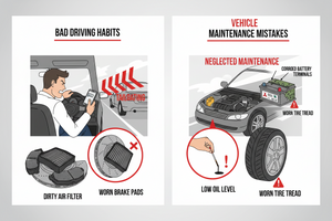 "12 Bad Driving Habits and Maintenance Mistakes That Damage Your Car (and How to Avoid Them)"