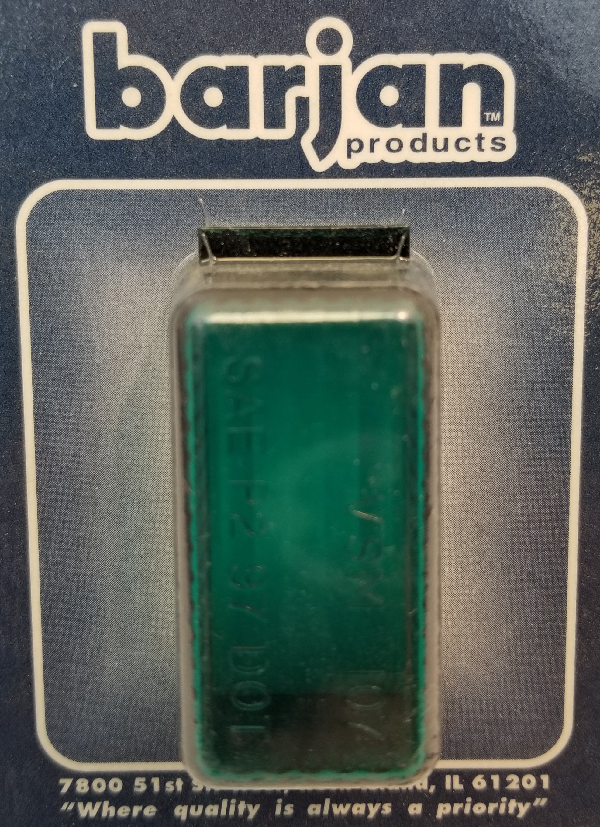 LENS GREEN MINI RECTANGULAR CARDED