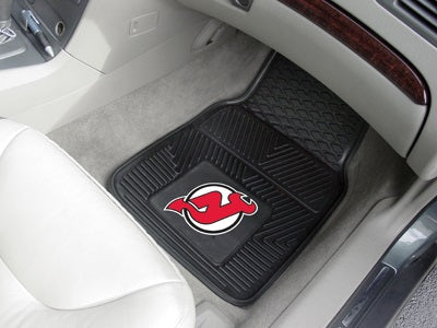 NHL  New Jersey Devils 2pc Vinyl Car Mats 17 inchx27 inch