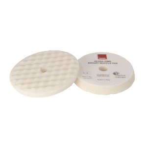 RUPES Velcro Waffle UltraFine Polishing Foam Pad f/Rotary Polishers 180mm  White