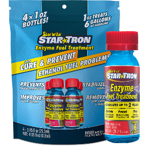 Star brite StarTron Enzyme Fuel Treatment  Classic Gas Formula  Contains (4) 1 oz Bottles