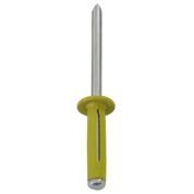 Exploding Small Head Yellow Rivets Pop Rivet 50ct 3/16 Fasteners Tri-Fold IMCA Bryke Fasteners
