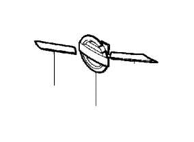 Genuine Blue Grille Emblem Badge 30796427 Fits: S60 & V60 Models