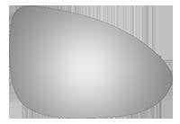 Convex Passenger Side Mirror Replacement Glass For 2012-2016 Chevrolet Sonic