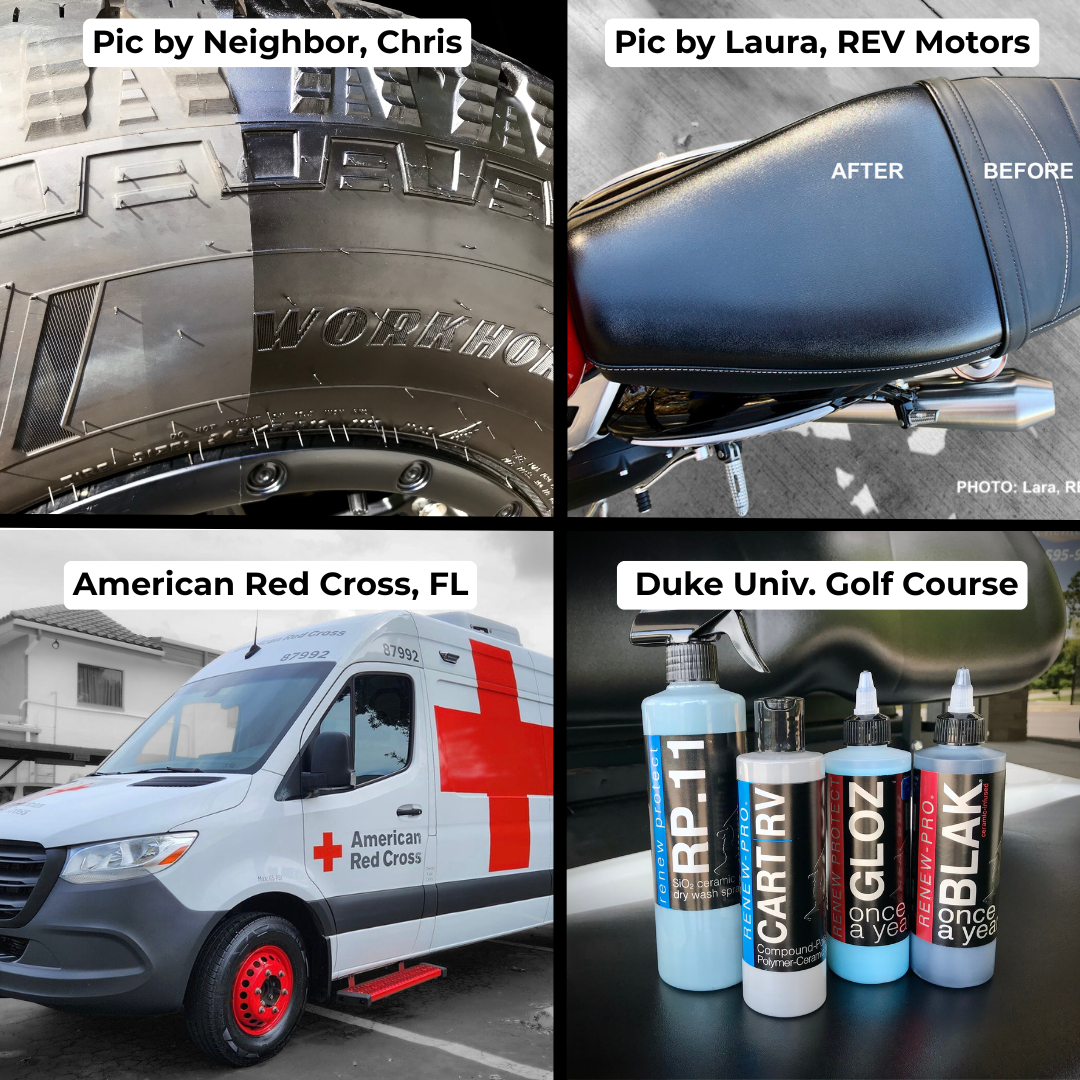 SATN Full Kit, Semi-Permanent Protectant | Ceramic Hybrid OEM Restoration, Dry Rot Prevention, Car, RV, Aircraft, Motorcycle, ATV & Golf Cart DRY-SEAL SAFE!