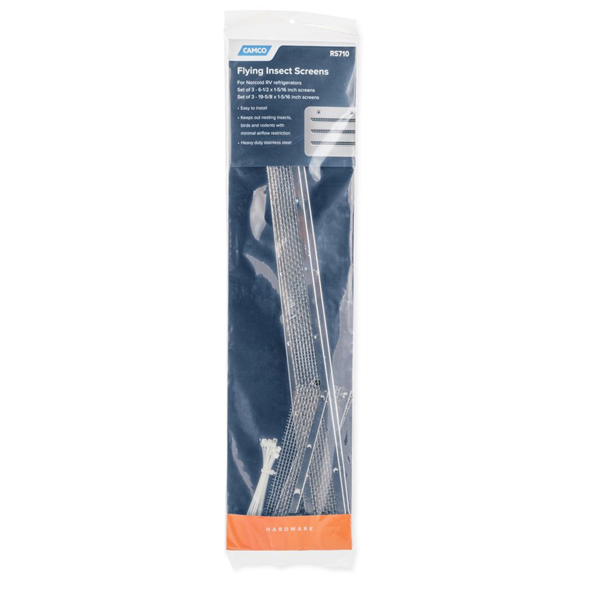 Camco 42168 Flying Insect Screen For Norcold Side-By-Side Rv Refrigerator Vents