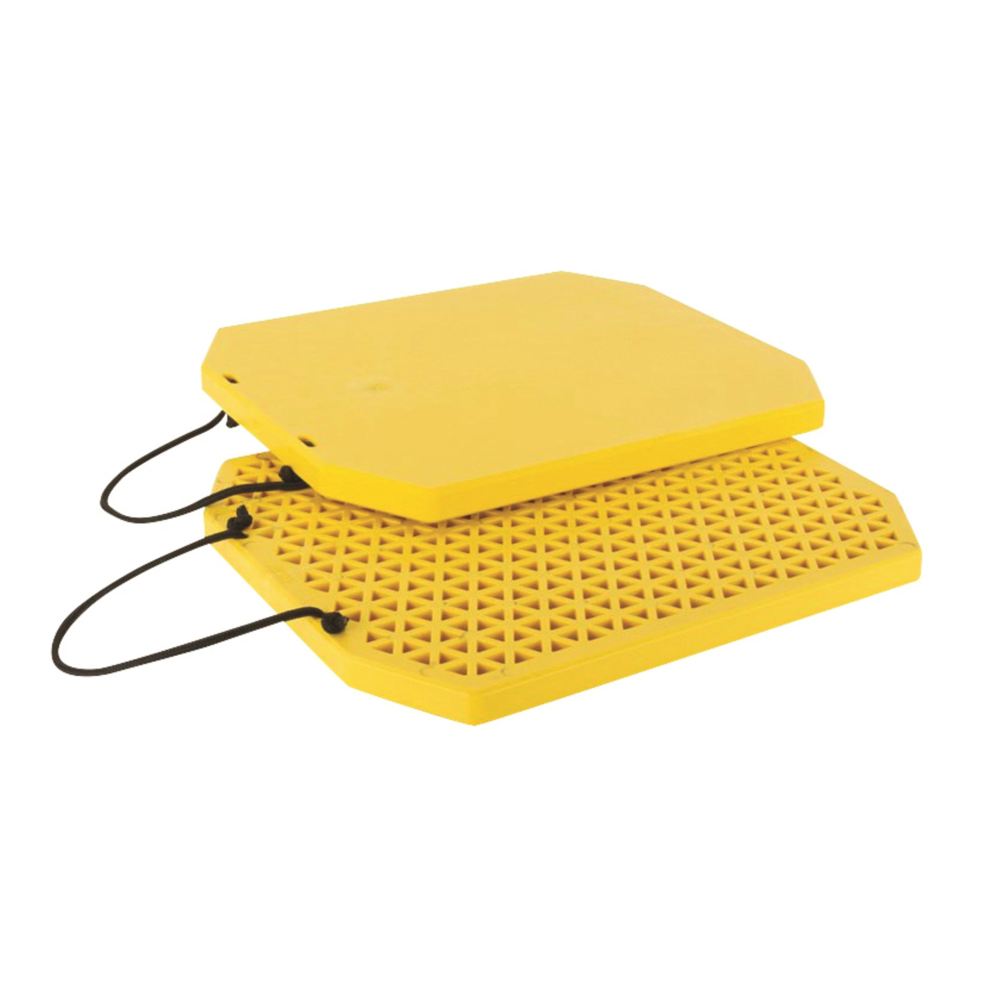 Camco 44545 Heavy-Duty Extra-Large Stabilizer Jack Pads With Handle - Set Of 2