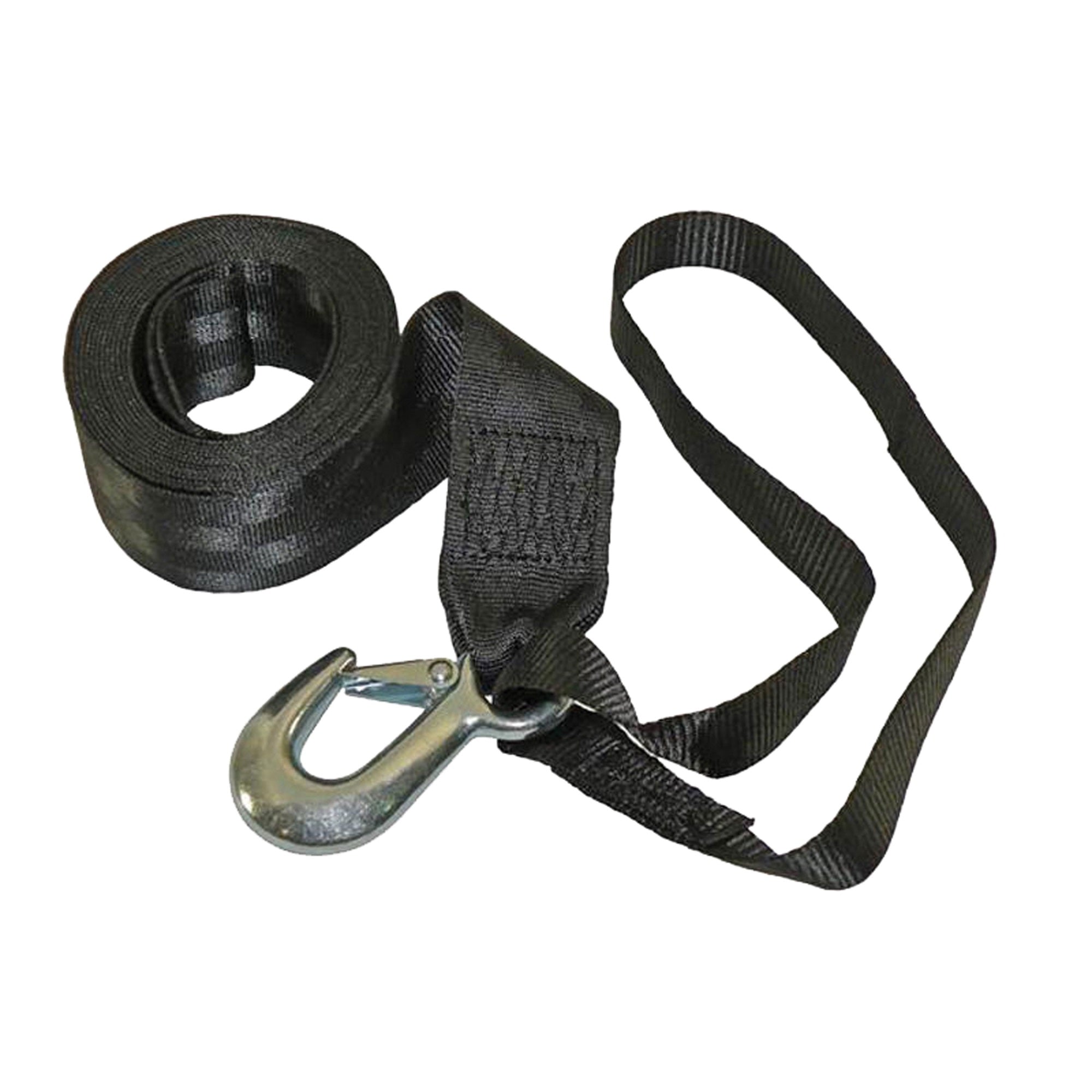 Fulton 501208 Winch Strap With Hook And Loop - 2'' X 12'