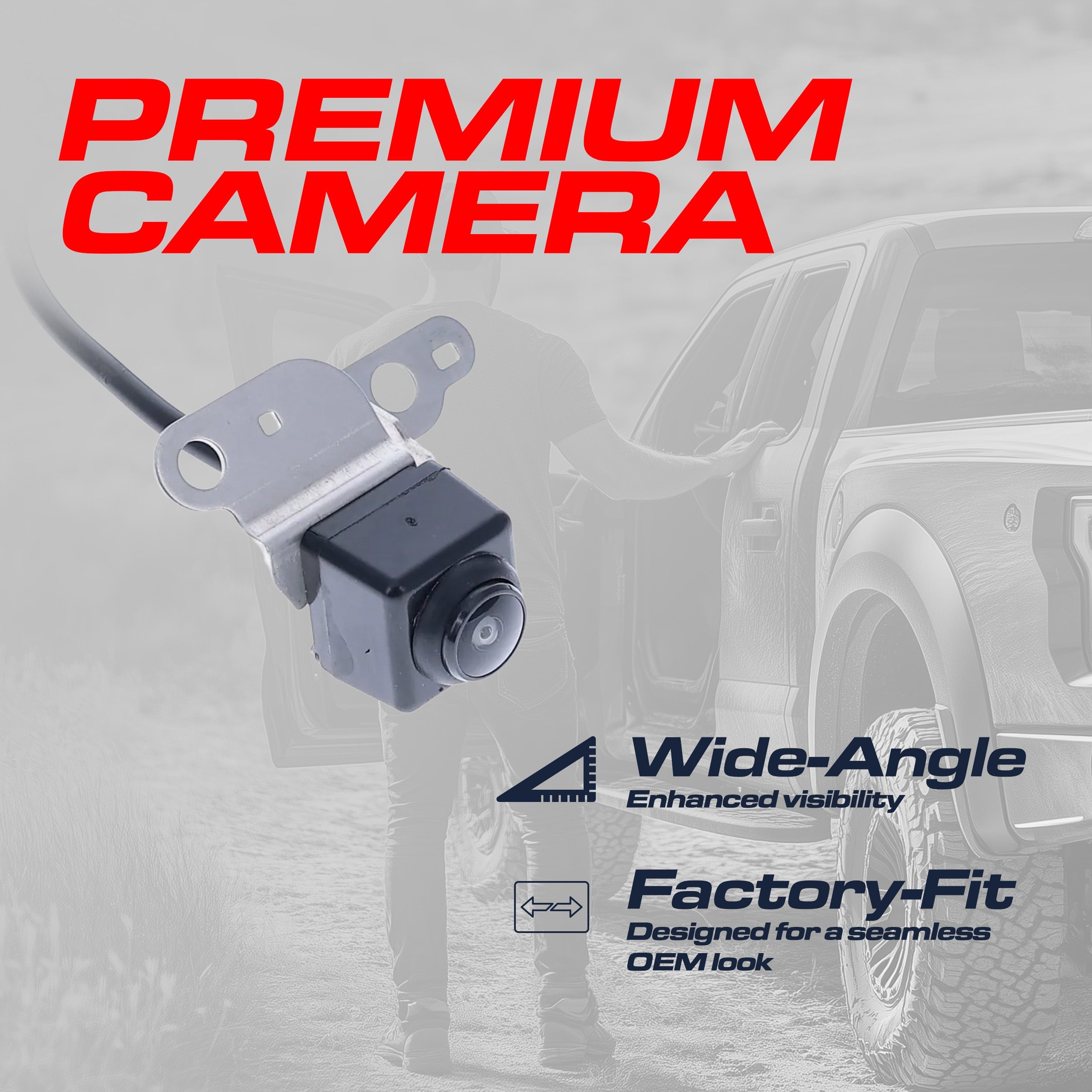 Infiniti Q50 w/o AVM (2014-2019), Q50 Hybrid w/o AVM (2014-2018) OEM Replacement Backup Camera OE Part # 28442-4GA1B, 28442-4GA0B