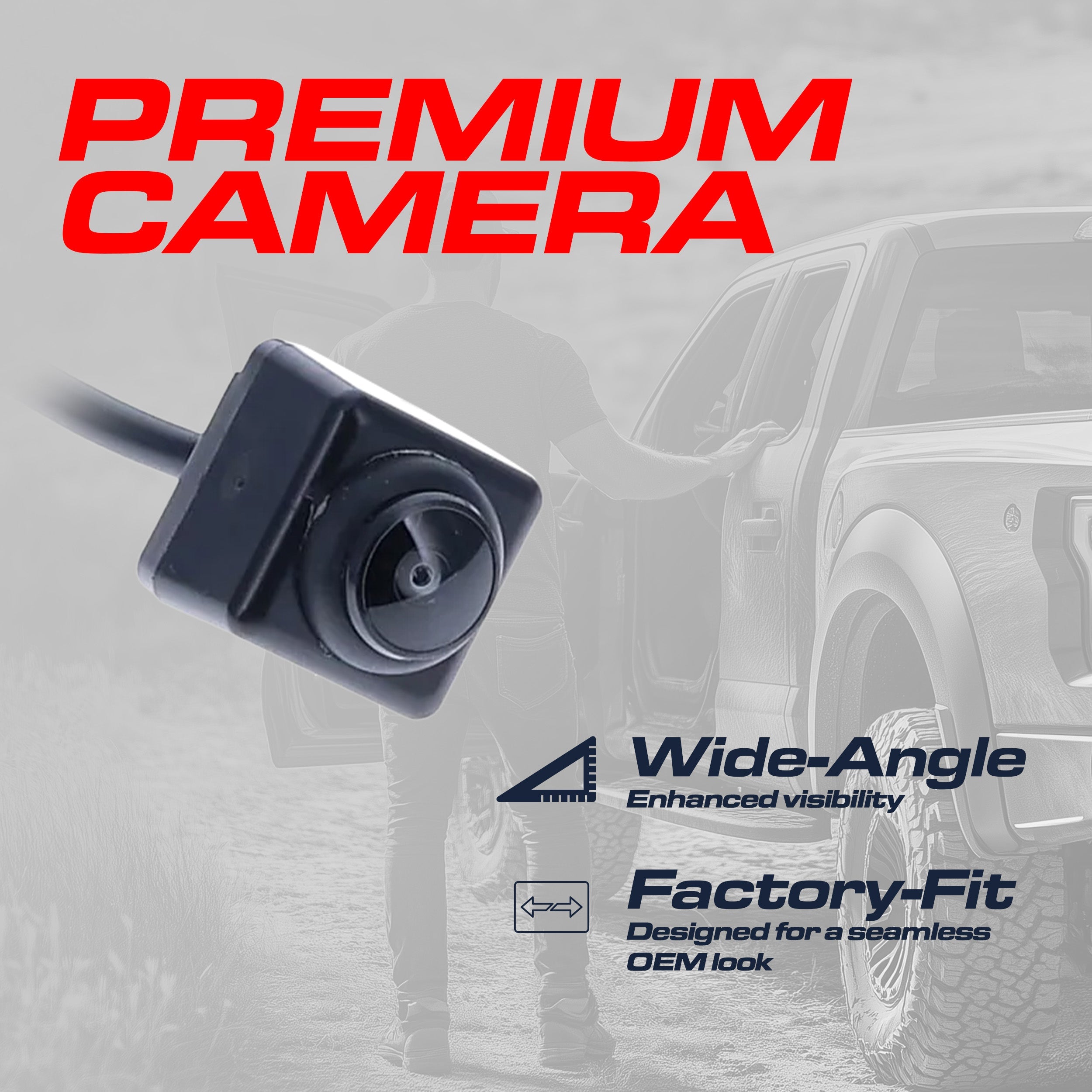 Infiniti QX60 w/o Navigation System (2016-2020), QX60 Hybrid (2016-2017) / Nissan Pathfinder w/o AVM (2017-2020) OEM Replacement Backup Camera OE Part # 28442-3JA3A, 28442-3JA3B, 28442-3JA3C