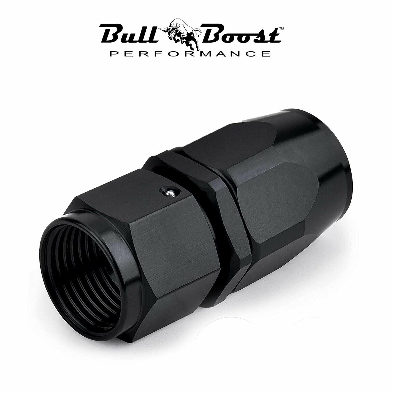 8 AN Straight Billet Swivel Seal Braided Steel Hose End Fitting Oil/Fuel/Water