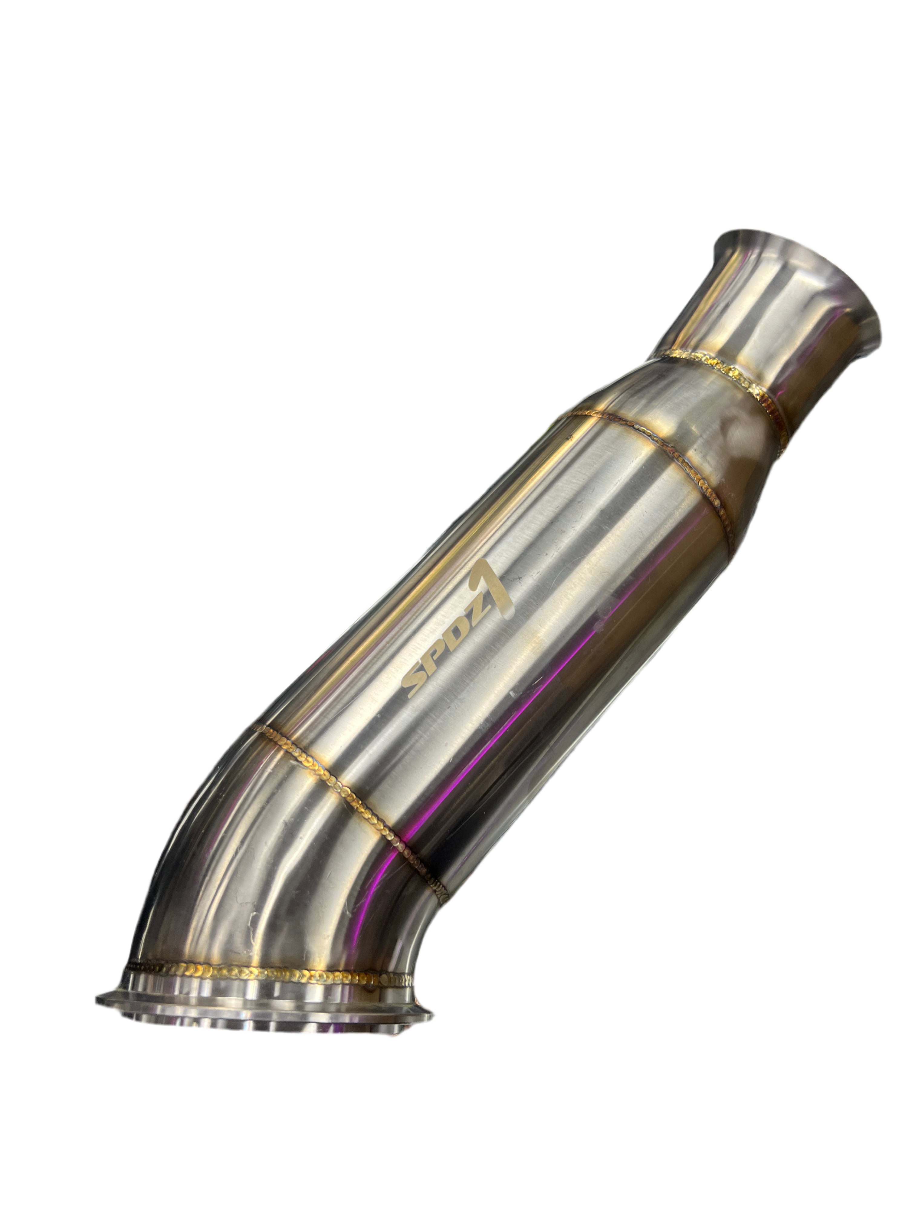 SPDZ1 4" N55 Downpipe for BMW M135, M235, M2, 335, and 435