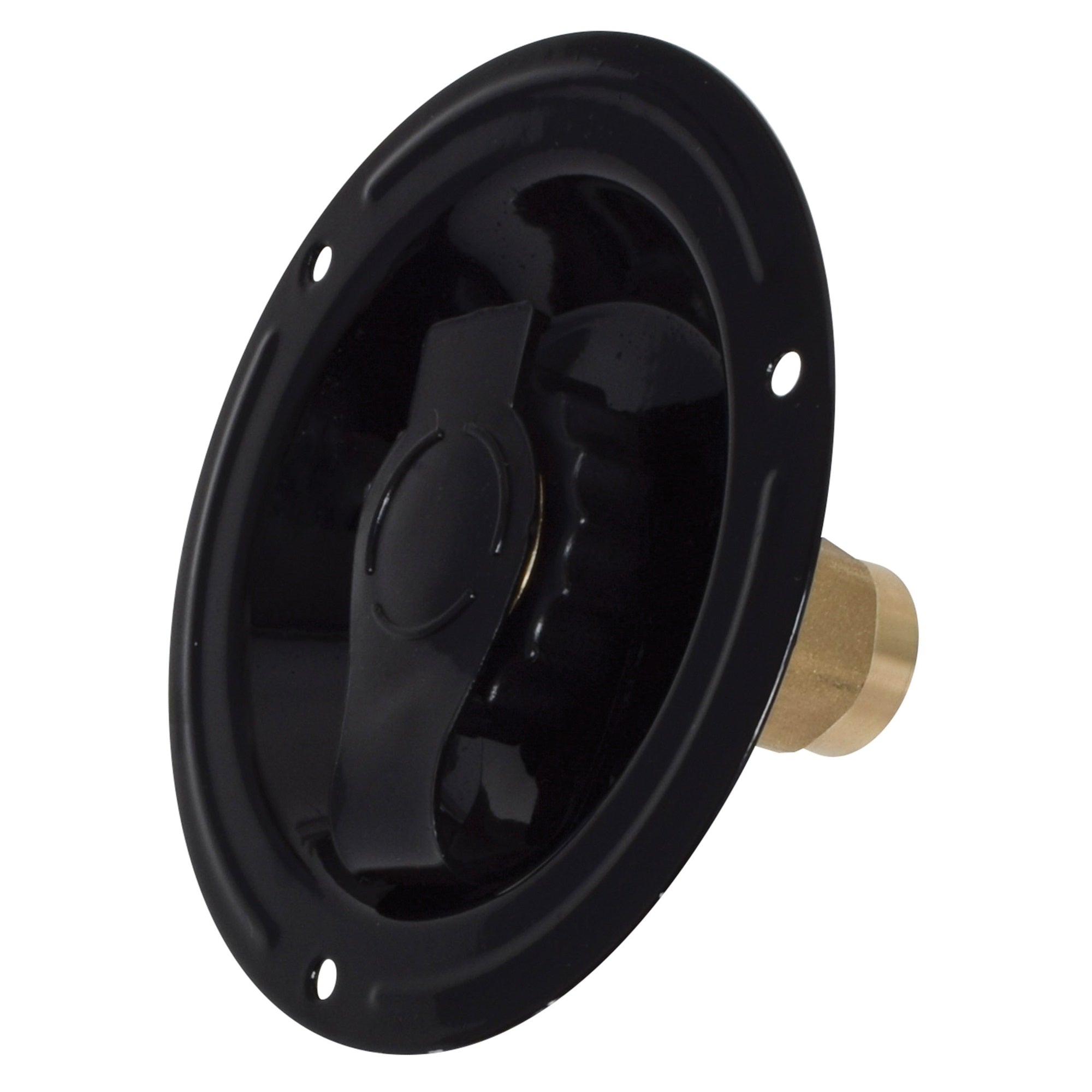 Valterra A010178LF Recessed Water Inlet  FPT, Black