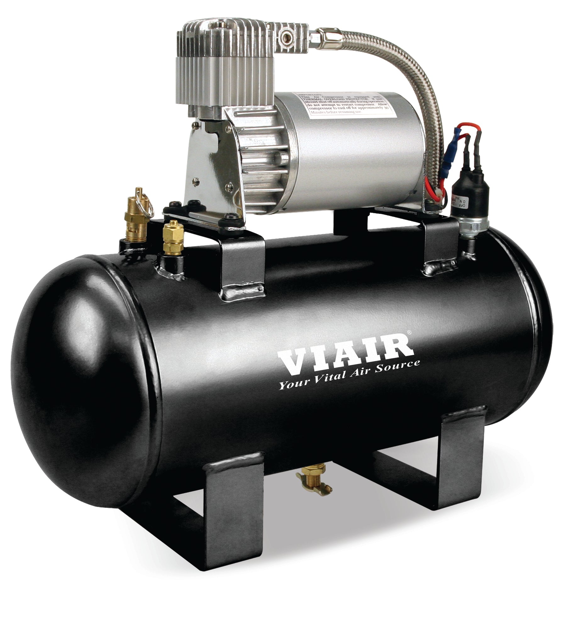 1.5 Gal. Tank Air Source Kit Fast Fill-120 (12V, 120 Psi Compressor)