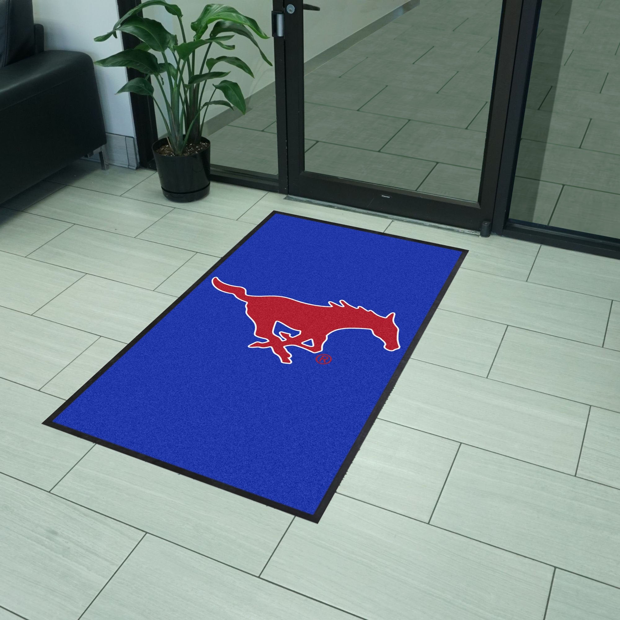 Smu 3X5 High-Traffic Mat With Durable Rubber Backing - Portrait Orientation