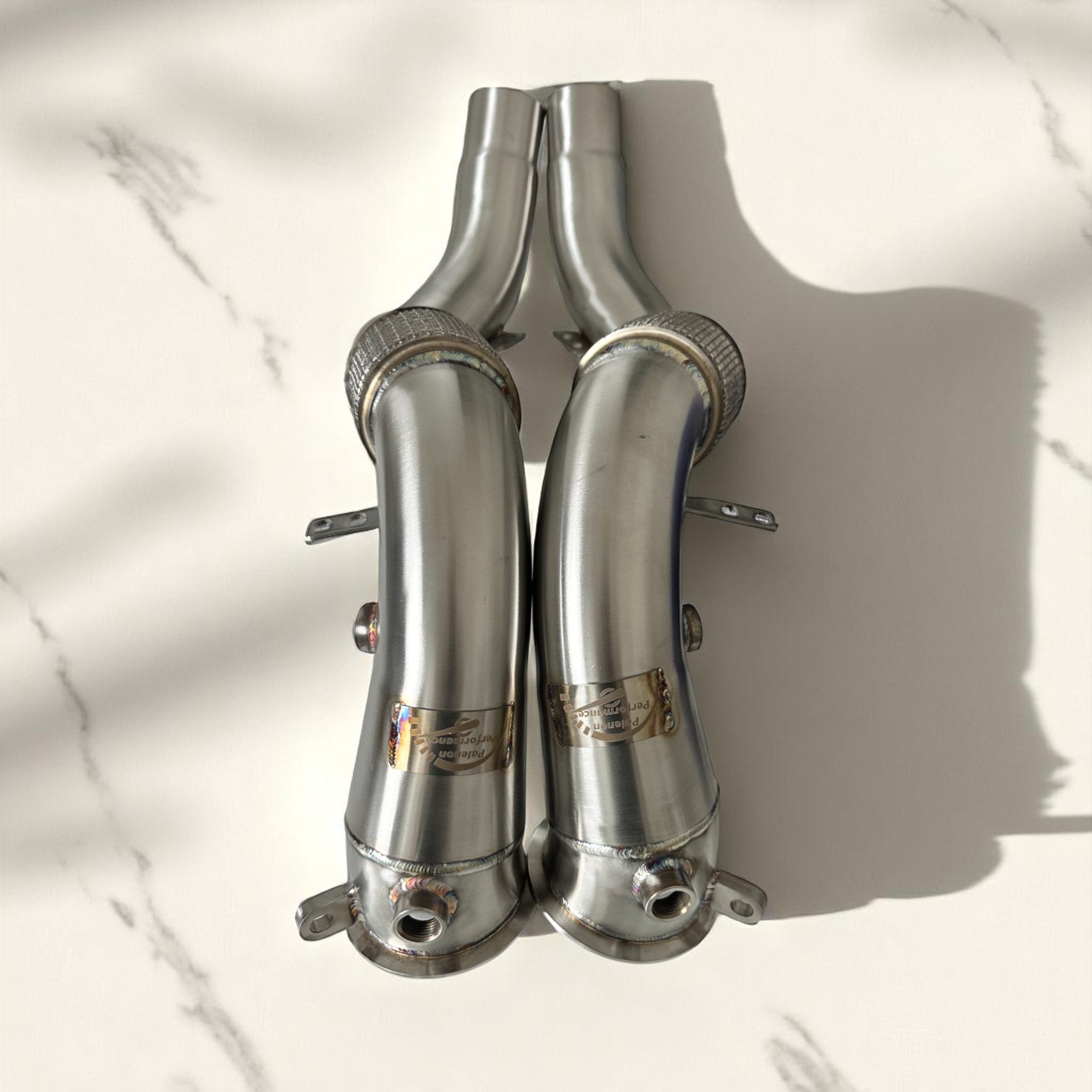 BMW N63R & N63B Catless Race Downpipes - M550i, 750i, M850i, X5, X6, X7 | Palenon Performance