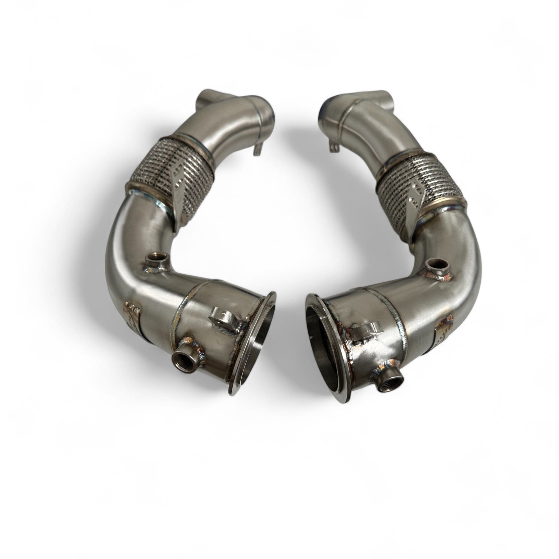 BMW N63R & N63B Catless Race Downpipes - M550i, 750i, M850i, X5, X6, X7 | Palenon Performance