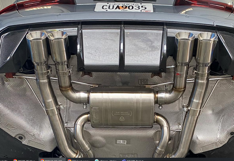 Valvetronic Designs CatBack Equal Length Exhaust BMW M3 M4 G80 G82 S58