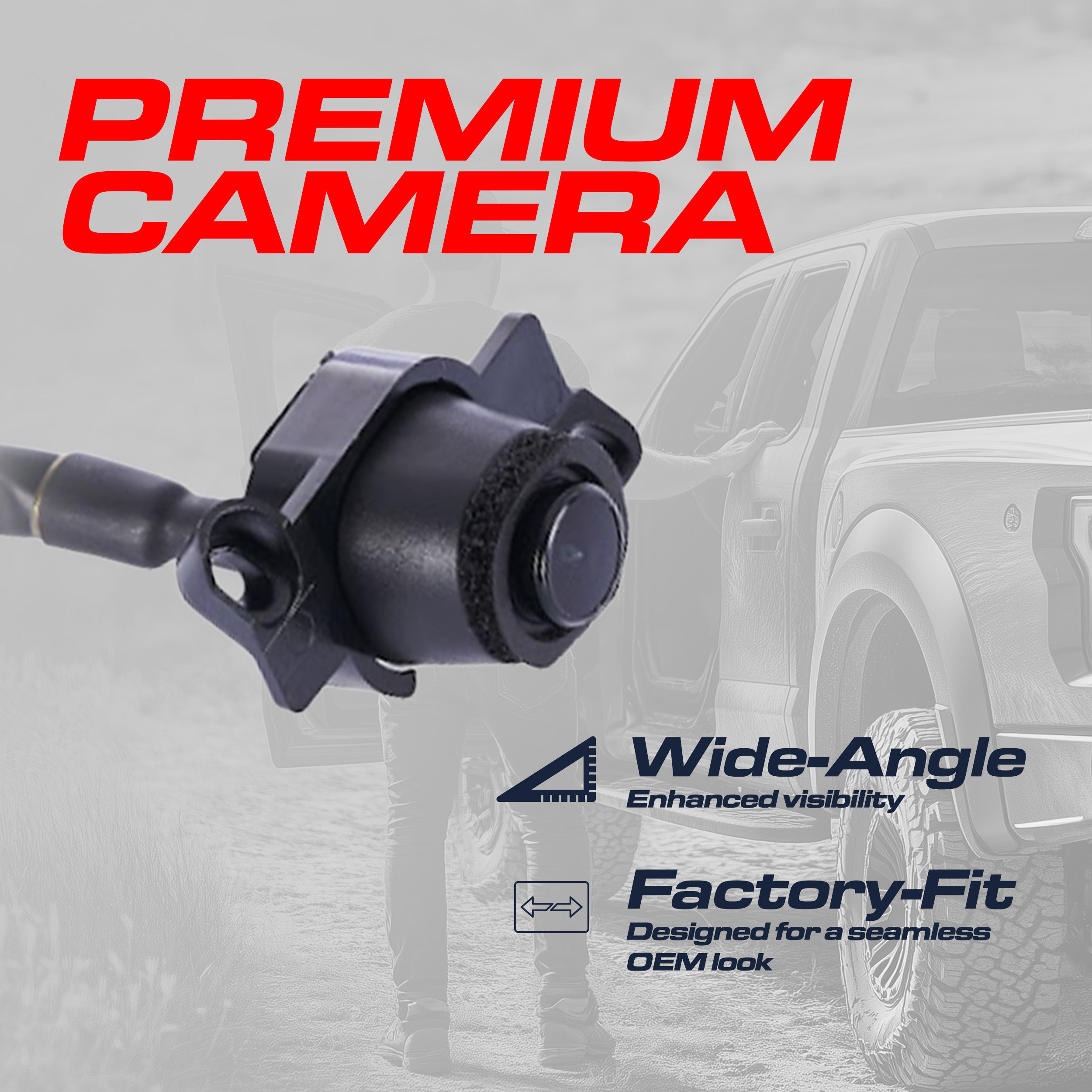 Chrysler 200 Sedan (2012-2017) OEM Replacement Backup Camera OE Part # 68230085AG, 68230085AF, 68230085AE, 68230085AD, 68230085AC, 68230085AB, 68230085AA