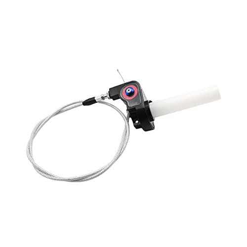 Universal 22mm 7/8'' Twist Throttle Handle Grip + Cable for Cross-Country Motorcycle 250 Dirt Pit Motor Bike Motorcycle CRF70 TT