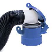 Enviro Design Products Footloose 4'' Sewer Cap for RV Sites/Campgrounds | Odorless, Self-Closing, Easy to Install & Use | Female