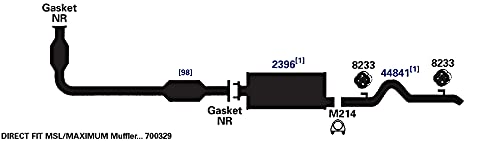 AP Exhaust Products 44841 Exhaust Tail Pipe