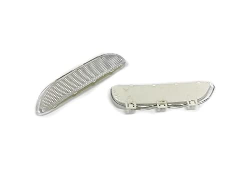 AONED Pair of Clear Front Bumper Side Reflector for BMW 99-03 E46 323ci 325ci 328ci 330ci / 01-06 E46 M3 & M3 Convertible