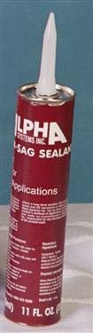 Alpha Systems 862157 1010 Upc Non-Sag Sealant, White (Qty 2)