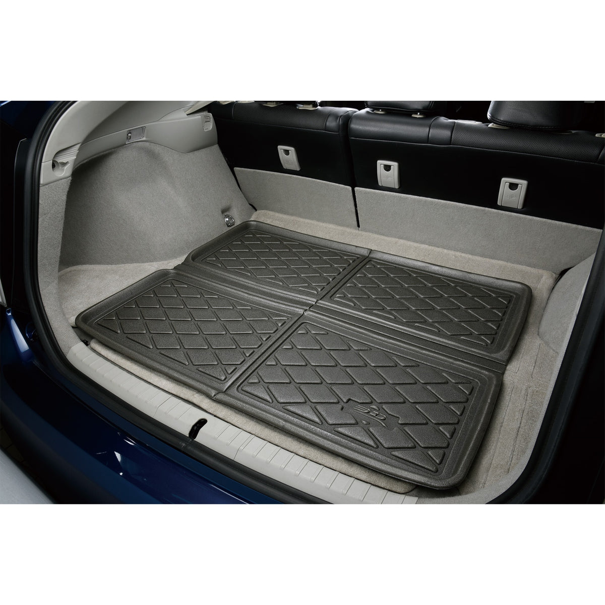 3D Large Universal Cross Fold Multi-Purpose Tray Black L37.5''Xw33.5''