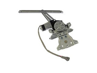 Trq Rear Right Power Window Regulator & Motor Assembly Passenger Side Compatible With 1996-2000 Toyota Rav4