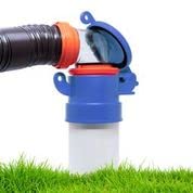 Enviro Design Products Footloose 4'' Sewer Cap for RV Sites/Campgrounds | Odorless, Self-Closing, Easy to Install & Use | Female