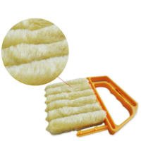 Blind Cleaner Brush , Blinds Dust Shutters , Mini Washable & Removable Window Air Conditioner Duster With 7 Slat Handheld Househ