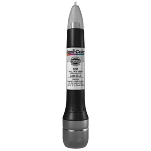 Dupli-Color Agm0568 Scratch Fix All-In-1 Exact-Match Automotive Touch-Up Paint - General Motors Bright White - 0.25 Oz. Paint Pen