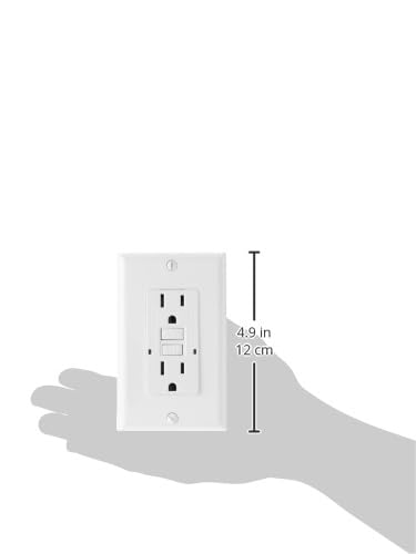 Rv Designer S801, Dual Gfci Outlet With Cover Plate, White, Ac Electrical