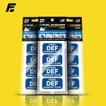 Diesel Exhaust Fluid Sticker, Def Label For Diesel Engines, Box Trucks, Semi-Trailer - Weather Proof, Extreme Stick, Commercial Grade Labels By Fuel Stickers - Usa Made (2X1 Inch), 4 Labels