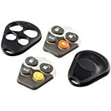 Key Fob Keyless Entry Remote Shell Case & Pad Fits Viper Ezsdei474V - 4 Button
