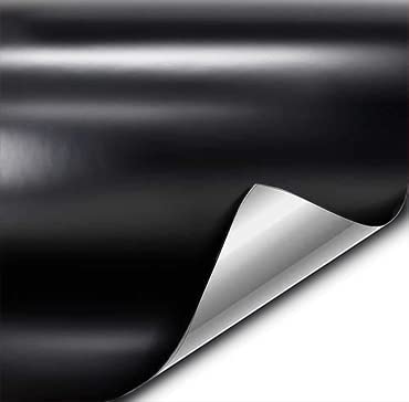 Vvivid+ Satin Black Premium Adhesive Vinyl Wrap Film (6Ft X 5Ft)