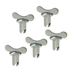 Quarter Turn Winged Buttons 7/16'' (5-Pack)