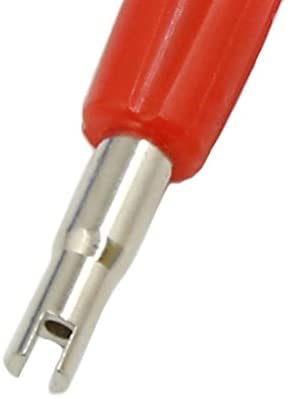 Aracey 6Pcs Tire Valve Stem Removal Tool - Dual Single And Double Heads Valve Core Remover Tool,Great Tire Repair Tool For Various Valve Cores,R134A R12 Hvac Air Conditioning Valve Core Remover