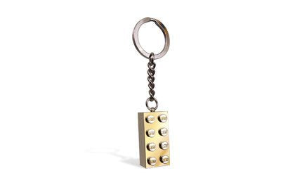 Lego 50Th Anniversary Gold Brick Key Chain