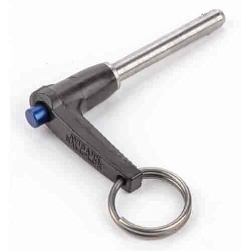 JEGS Shifter Pedestal | Adjustable From 4” to 8.25” | Made In USA | Includes One 1/4&quot; x 1-1/2&quot; Push-Button Quick Release Pin