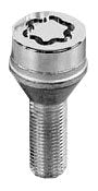 Mcgard 27000 Chrome Bolt Style Cone Seat Wheel Locks (M14 X 1.5 Thread Size) - Set Of 4