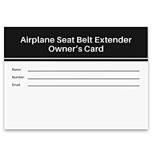 SEAT BELT EXTENDER PROS Adjustable Airplane Seat Belt Extender - Fits Most Airlines, Black, 9-24 Inch, E4 Safety Certified, Carry Case Included