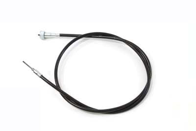 V-Twin 36-2410 - 46.5' Black Speedometer Cable