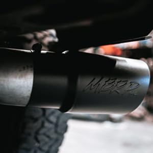 MBRP T5053BLK 5'' O.D. Dual Wall Angled Exhaust Tip (Black Coated)