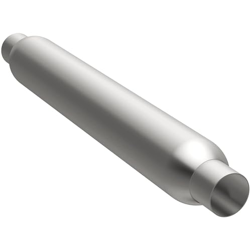 Magnaflow Glasspack Performance Exhaust Muffler 18146: 2.5''/2.5'' Inlet/Outlet, 4X4X26'' Round