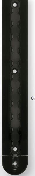 Phoenix Usa - Spde - Tow Rax Black End Cap For Domed Al