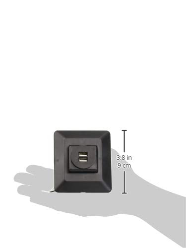 Valterra Diamond Group Dg61030Vp Decor Usb Charging Station - Black