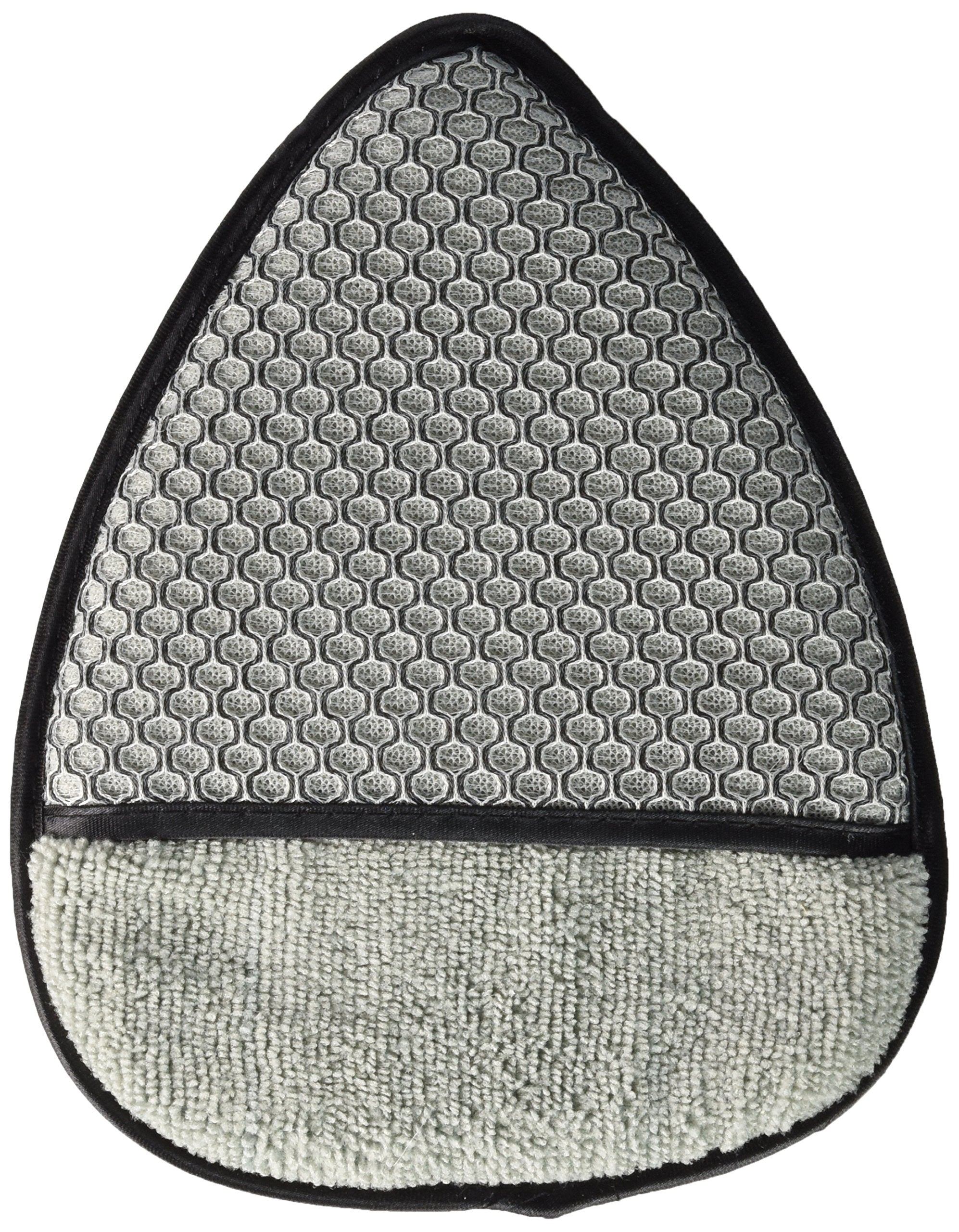 Carrand 40313 2-In-1 Microfiber Wheel Detailer Wash Mitt , Grey